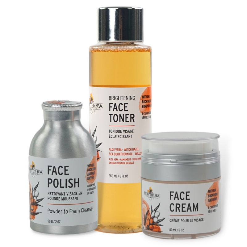 Bee By The Sea 3 Set Face Pack (Toner, Polish & Cream)
