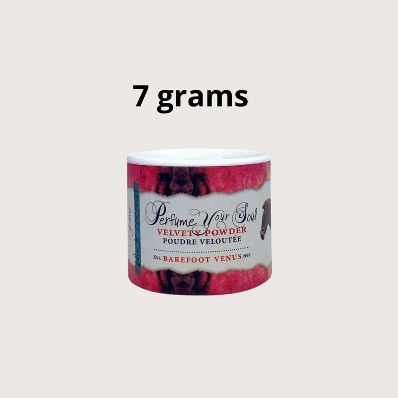 Barefoot Venus Black Coconut Mini Velvety Powder - 7 grams