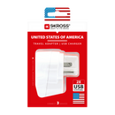 Skross Europe to USA Dual USB Travel Adapter - 1.500281