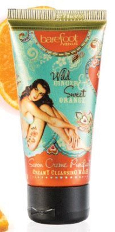 Barefoot Venus Dare To Bare Wild Ginger Sweet Orange Set (Oil Hand Cream, Cleansing Wash)
