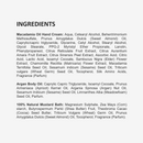 Barefoot Venus Coconut Kiss Bath Soak, Hand Cream & Argan Oil set ingredients