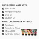 Barefoot Venus Moisturizing Instant Hand Repair check list 