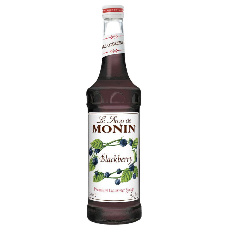 Monin Gluten-Free, Vegan Premium Blackberry Fruit Syrup 750 Milliliters
