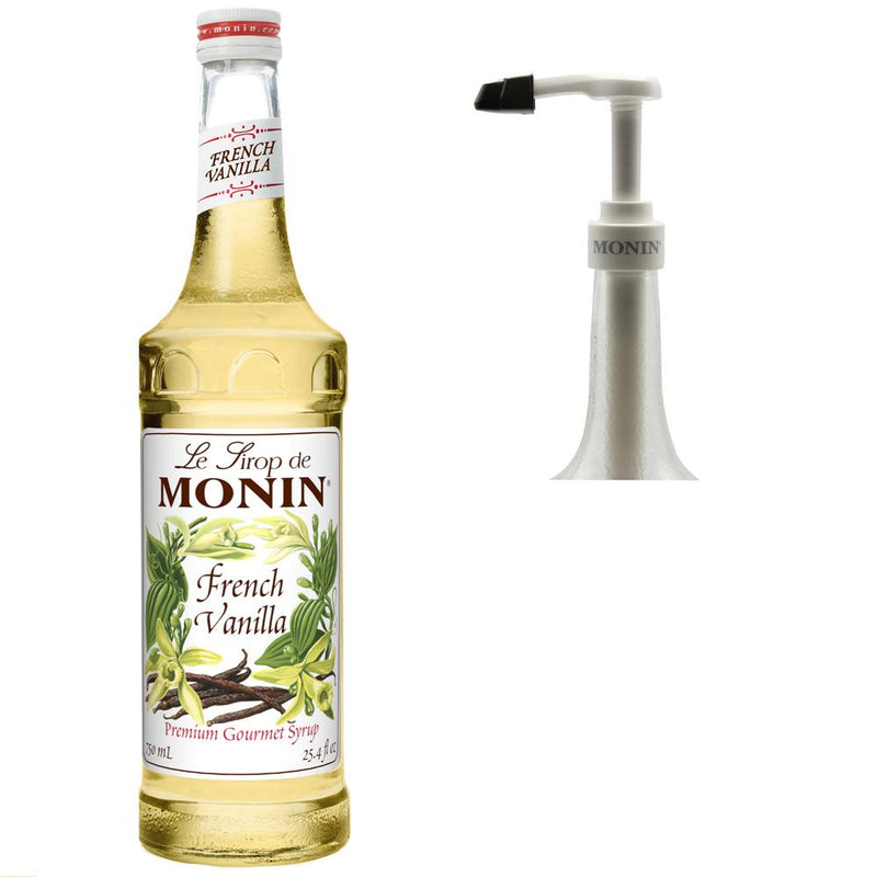 Monin Premium French Vanilla Syrup with Pump