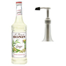 Monin Ginger Premium Gourmet Syrup with Pump 25.4 Ounces