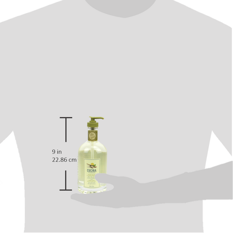 Fruits & Passion Cucina Sea Salt and Amalfi Lemon Hand Soap - 9 inch size