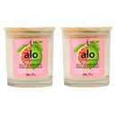 Fruits & Passion Alo Grapefruit Guava Perfumed Candle 7.7 Ounces - 2 Pack