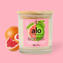 Fruits & Passion Alo Grapefruit Guava Perfumed Candle 7.7 Ounces - 2 Pack-Front Description