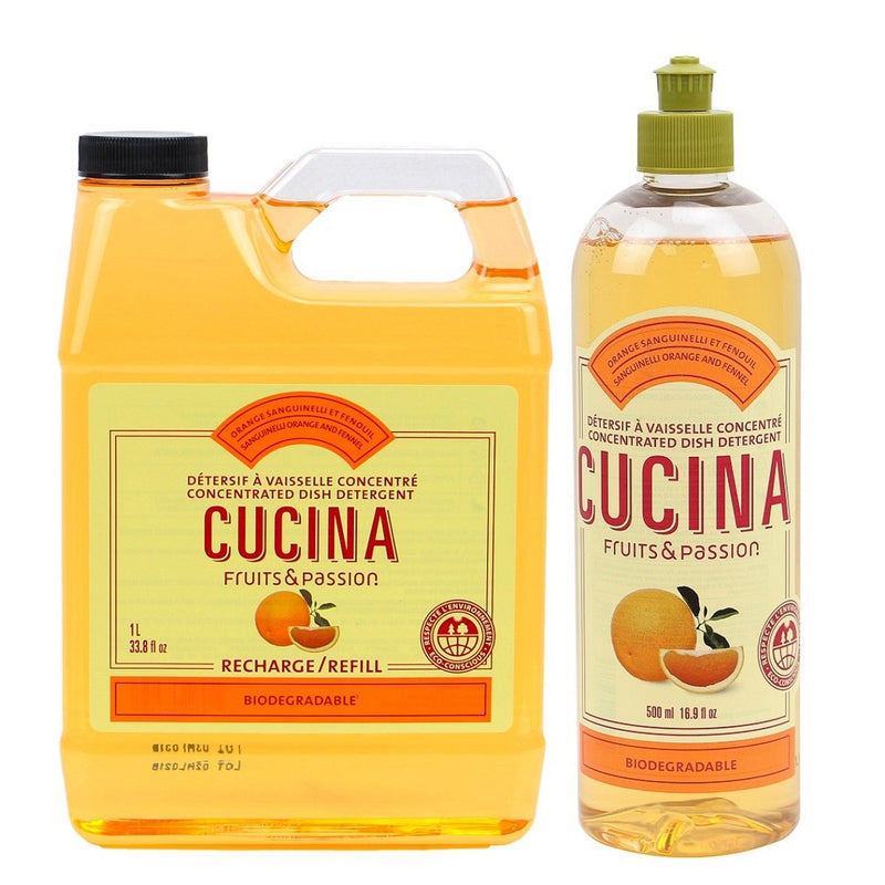 Fruits and Passion Cucina Sanguinelli Orange and Fennel Dish Detergent Set