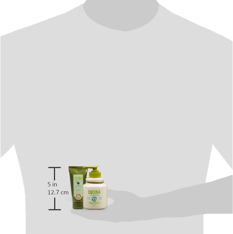 Fruits & Passion Cucina Lime Zest and Cypress Hand Butter and Regenerating Cream Bundle-5 inch