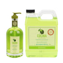Fruits & Passion Cucina Lime Zest and Cypress Hand Soap Bundle (16.9 Ounces + 33.3 Ounces)