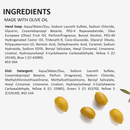 Fruits & Passion Cucina Coriander and Olive Tree Dish Detergent and Hand Soap 1 Liter Set-Ingredients