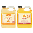 Fruits & Passion Cusina Orange Sanguinelli and Fennel Dish Detergent and Hand Soap 1 Liter Set