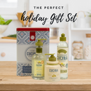 Fruits & Passion Sea Salt & Amalfi Lemon Kitchen Trio Holiday Gift Set (Hand Soap, Dish Detergent & Hand Cream)