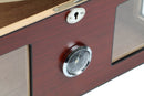 Decorebay Top Quality Mahogany Wooden Executive Cigar Humidor-Close View