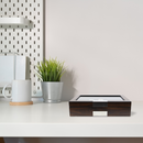 Decorebay Watchmen 8-Slot Wooden Luxury Watch, Cufflink and Ring Display Case and Jewelry Organizer