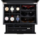 Decorebay Luxury Watch and Jeweler Display Case and Jewelry Organizer (Emerald)