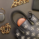 Decorebay Leather Zip Around Mini Jewelry Box - Brown