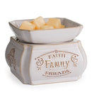 Candle Warmers Faith, Family, Friends 2-in-1 Classic Fragrance Warmer