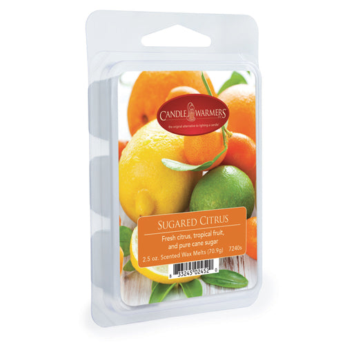 Candle Warmers Sugared Citrus Aromatherapy Wax Melts - 5 Ounces.		