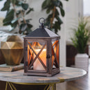 Candle Warmers Weathered Espresso Wooden Lantern