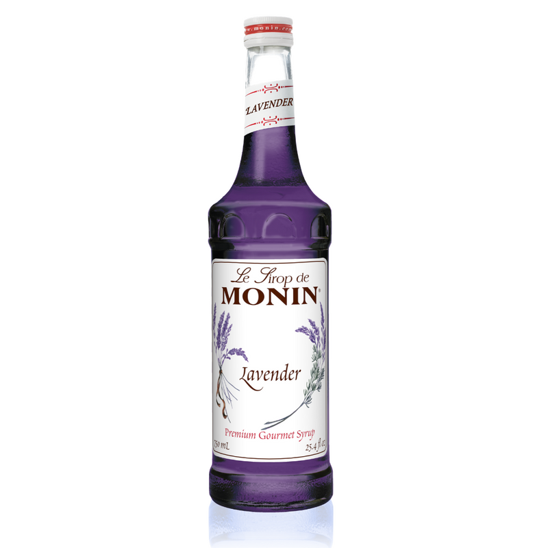 Monin Gluten Free, Vegan, Aromatic and Floral Lavender Syrup 750ml