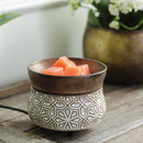 Candle Warmers Bronze Geometric 2-in-1 Classic Fragrance Warmer