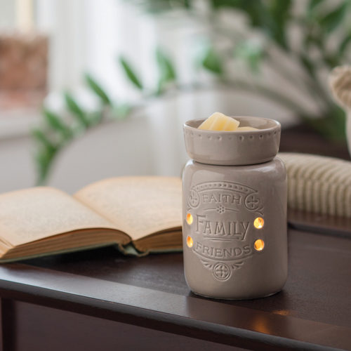 Candle Warmers Faith, Family, Friends Midsize Illumination Fragrance Warmer