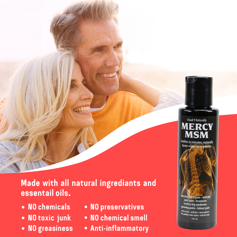 Mercy MSM Pain Relief Lotion (Soothes in Minutes, Naturally) - 110 ml