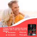 Cloud 9 Naturally 4 Thieves Germ Shield Travel Set (Rollerball, Oil, Mini-Rub, Spray)