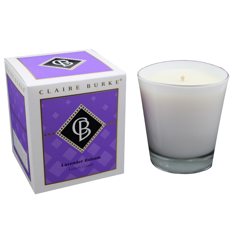 Claire Burke Diamond Collection Lavender Balsam Luxury Candle 9.5 Ounces