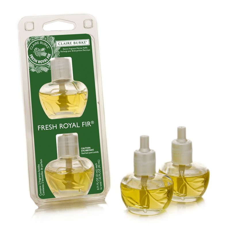 Claire Burke Fresh Royal Fir Electric Fragrance Warmer Refill Pack of 2 