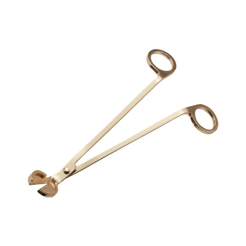 Claire Burke Stainless Steel Candle Wick Trimmer (Gold)