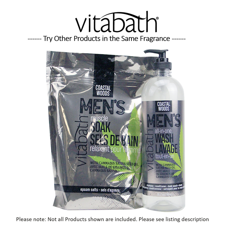 Vitabath Coastal Woods Men's All-In-One Wash - Package