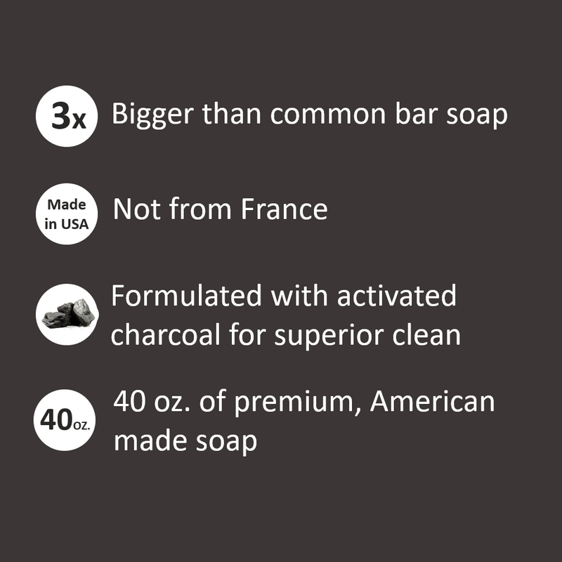 Duke Cannon WWII Accomplishment Big Brick of Bar Soap For Men 10 Ounces-Features