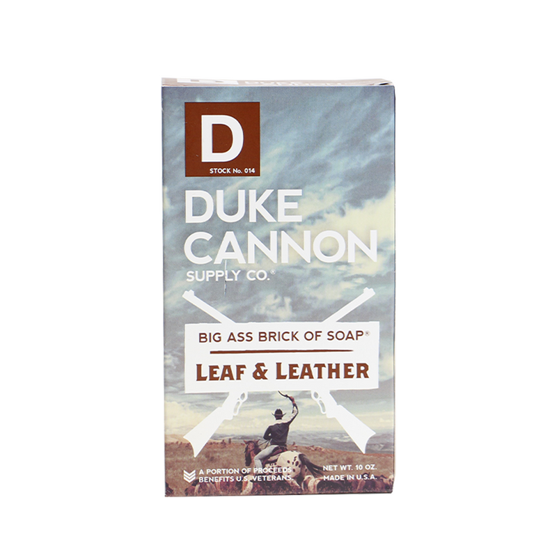Duke Cannon Leaf & Leather Big Brick of Bar Soap
