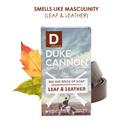 Duke Cannon Leaf & Leather Big Brick of Bar Soap-Front Description