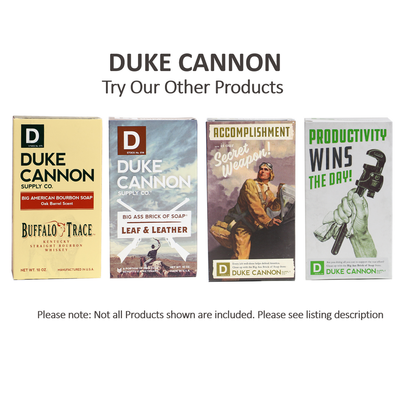Duke Cannon Big American Bourbon Oak Barrel Brick of Bar Soap For Men 10 Ounces--Other Products  