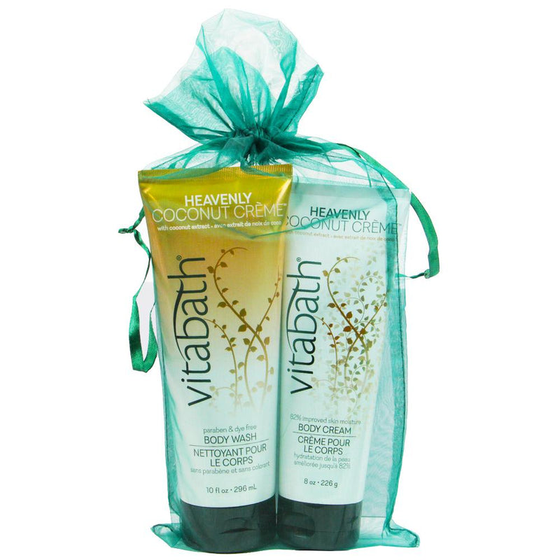 Vitabath Heavenly Coconut Cream Body Care 3-Pc Gift Set - Package