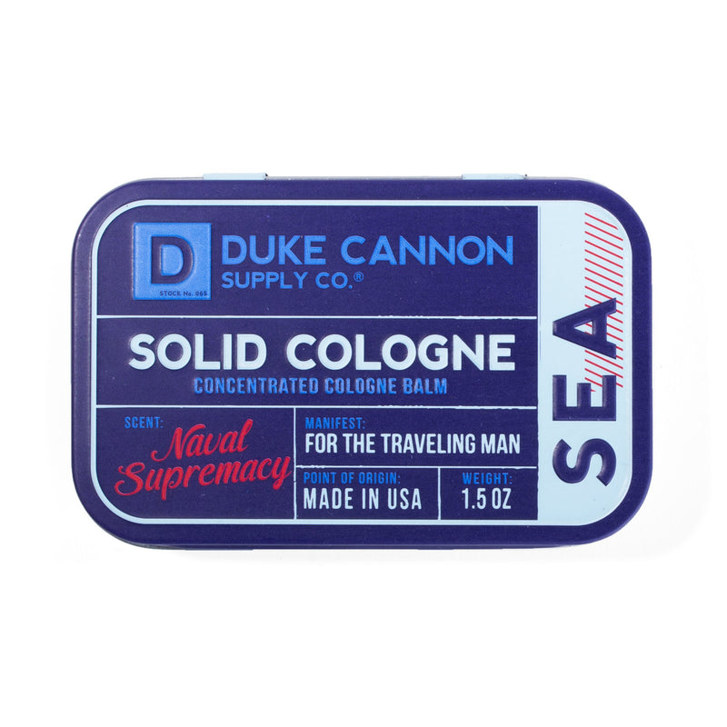 Duke Cannon Sea Solid Cologne Naval Supremacy 1.5 oz