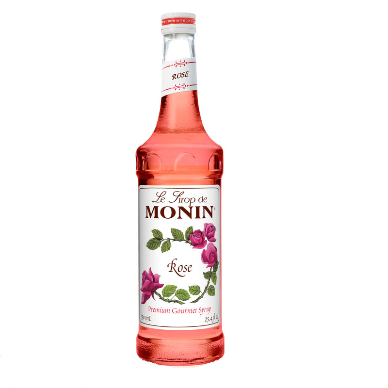 Monin Gluten-Free, Vegan Premium Rose Flavor Syrup 750ml