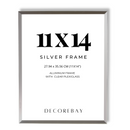 Decorebay Home 11x14 Aluminum Picture Photo Frame (Silver)