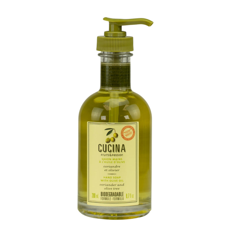 Fruits & Passion Cucina Coriander and Olive Tree Hand Soap 7 Ounces
