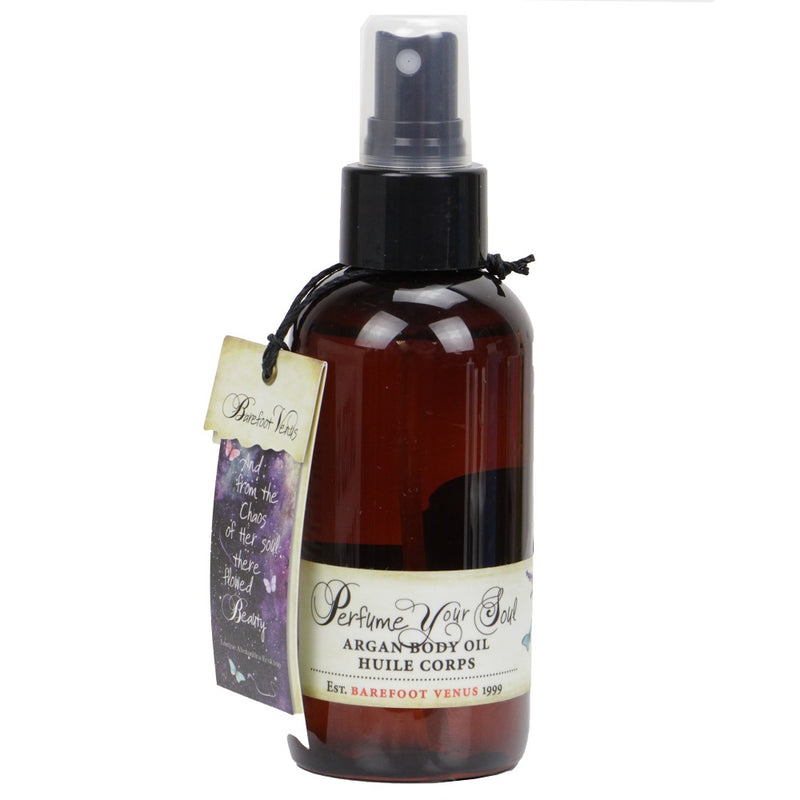 Barefoot Venus Lavender Smoke  Argan Body Oil 4 Oz