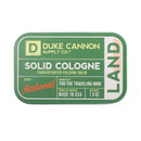 Duke Cannon Land Solid Cologne Red Wood 1.5 Ounces