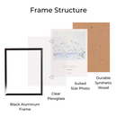 Decorebay Home 10x8 Aluminum Picture Photo Frame (Black)