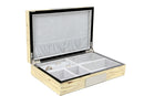 Decorebay Cufflink Case & Ring Storage Organizer for Men - Open