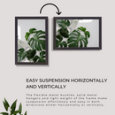 Decorebay Home 6x4 Inch Flat Aluminum Picture Photo Frame (Black)