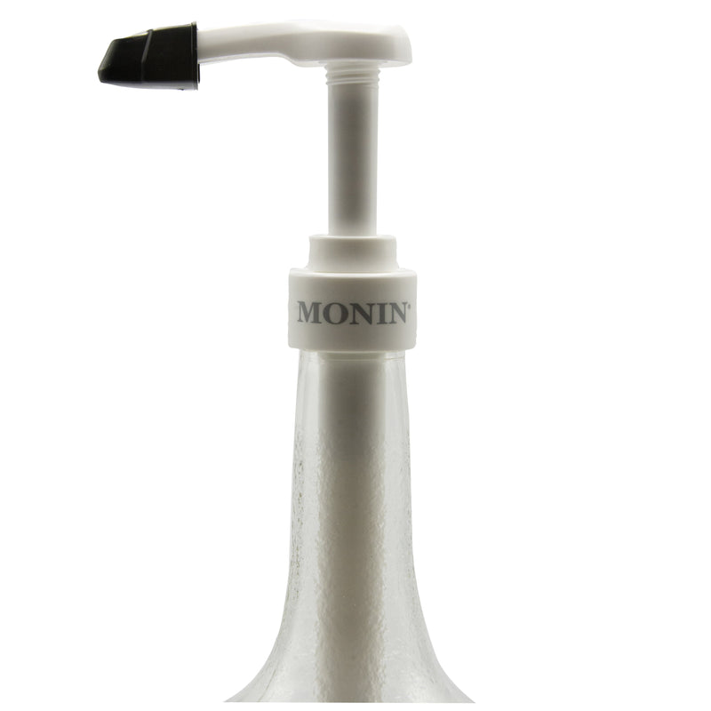 Monin 3 pack of 750ml Plastic Bottle Portion Control Syrup Pump with Tip Cover