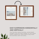 Decorebay Home 11x14 Solid Wood Picture Photo Frame (Brown)